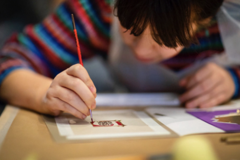 Girl Drawing