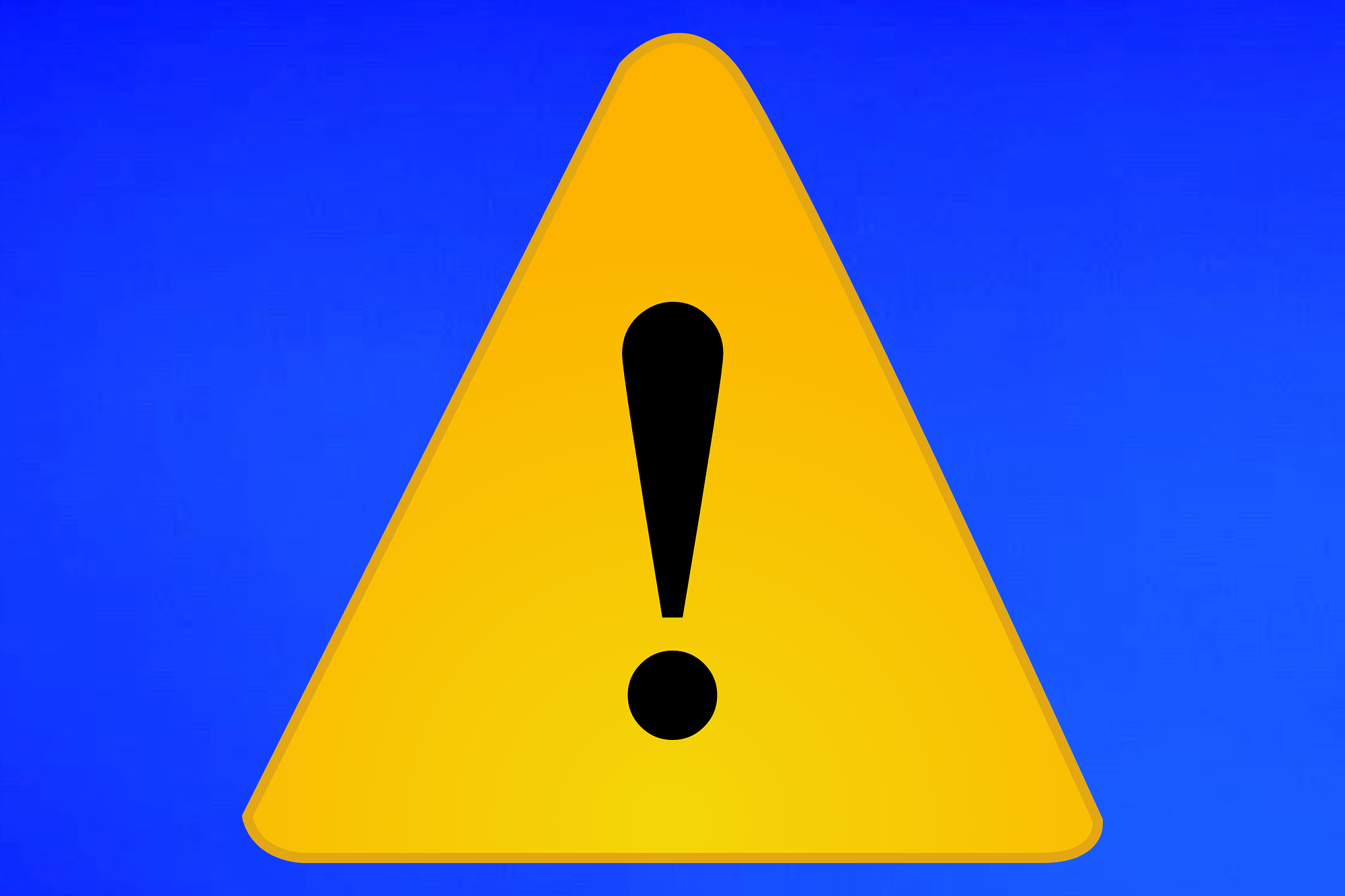 No Signal error message